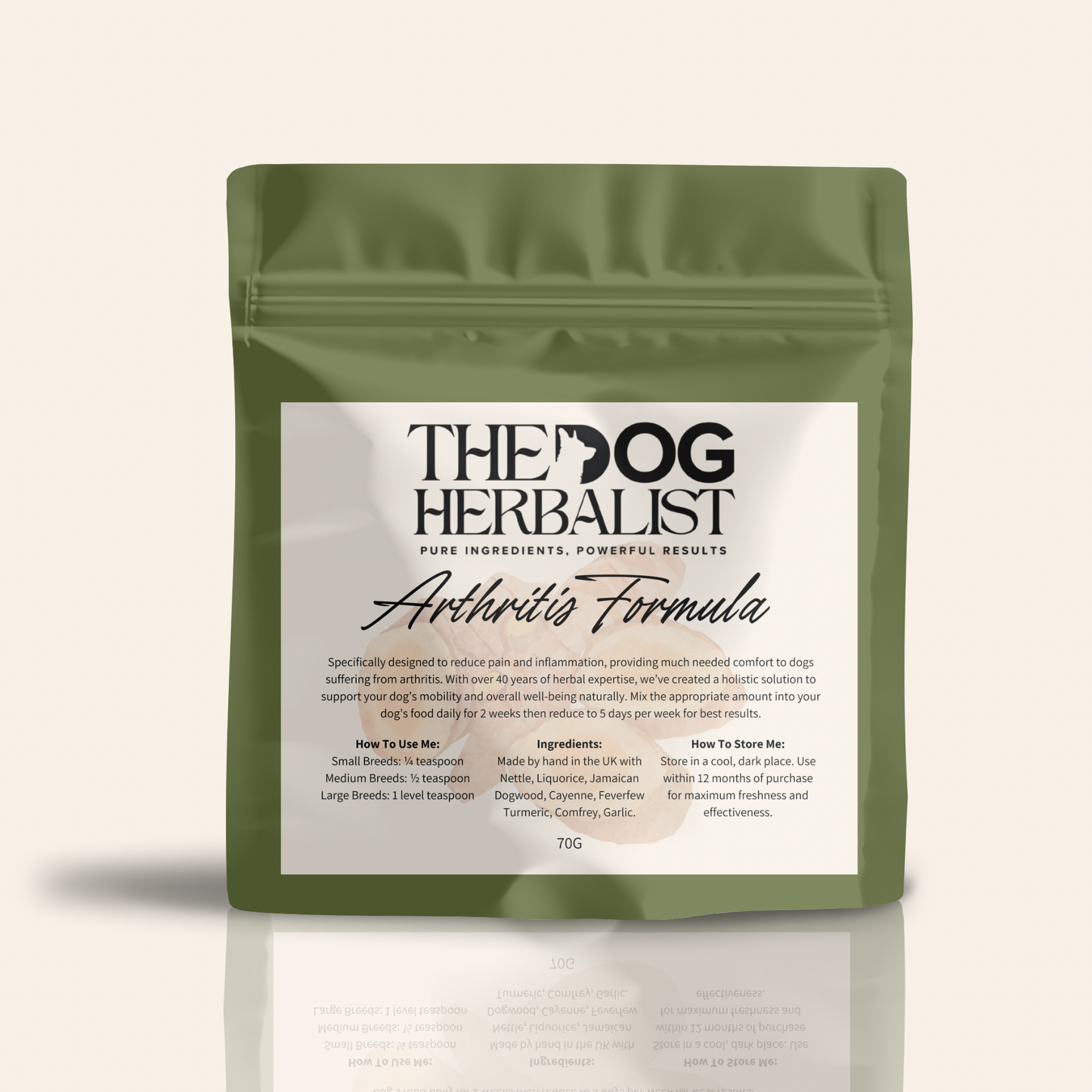 Achey Dog Herbal Powder ā natural herbal supplement for dog pain relief ā holistic dog health UK
