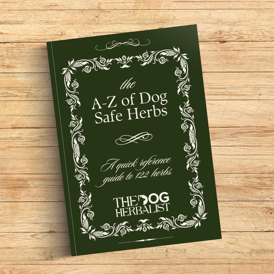 A-Z of Dog Safe Herbs eBook – complete guide to dog safe herbs – holistic dog health UK