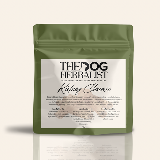 Kidney Cleanse Herbal Powder – natural herbal supplement for dog kidney health – holistic dog health UK